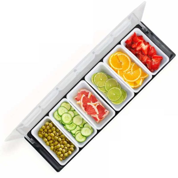 Cocktail topping station (6 trays)
